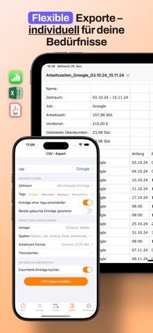 Zeiterfassung - myWork — Screenshot 3