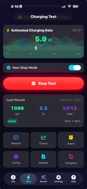 Amperes 4: Battery Charge Info screenshot 2