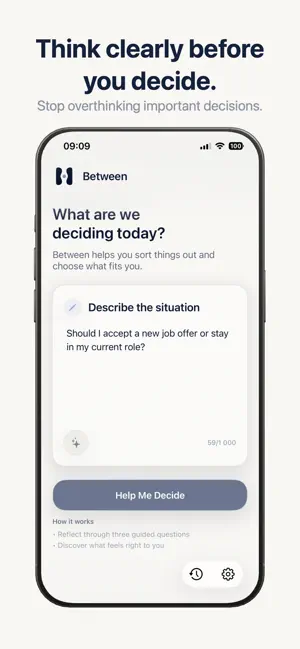 Between: Decision Journal screenshot 1