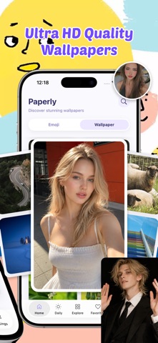 EmojiWall-Emojis & Wallpapers App Store preview screenshot 5