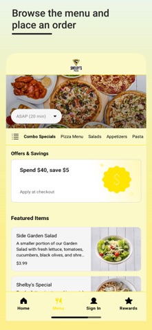 Shelby's Pizza Screenshot 2 of 3