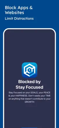 Stay Focused App/Site Blocker: Screenshot 2 von 8