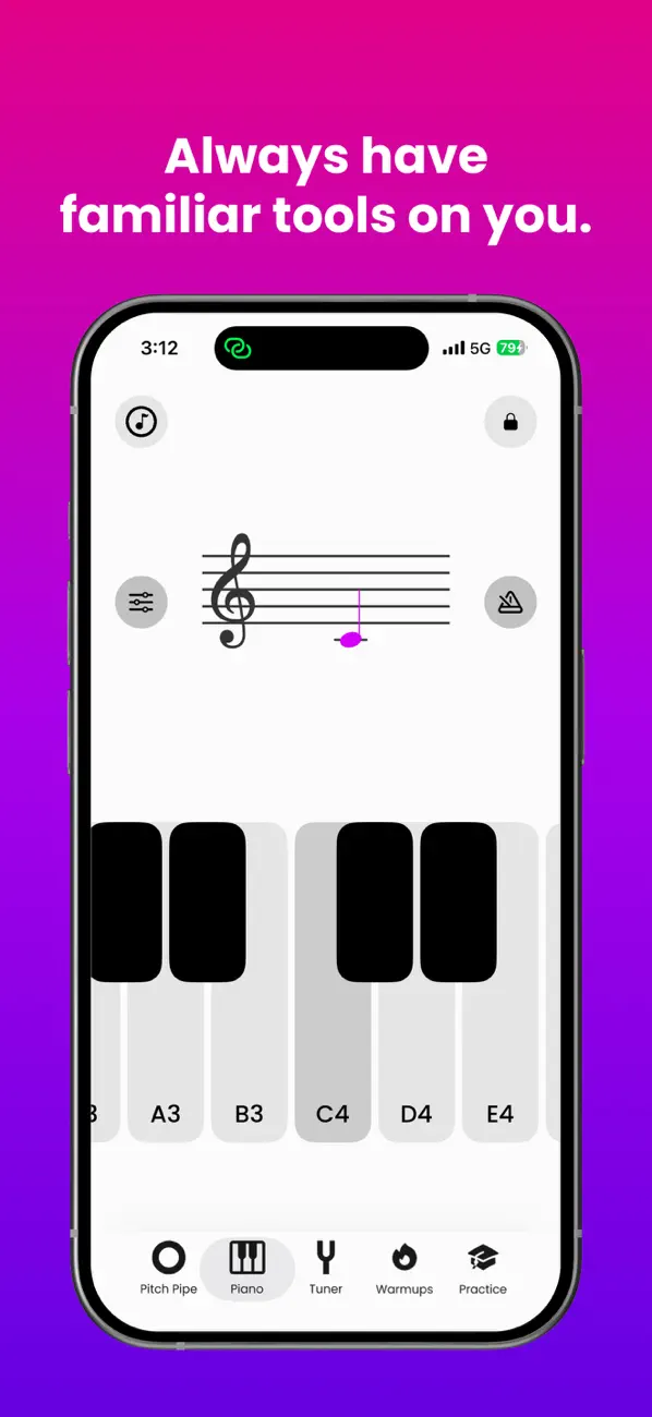 Screenshot #2 pour Pocket Pitch - The Singer App