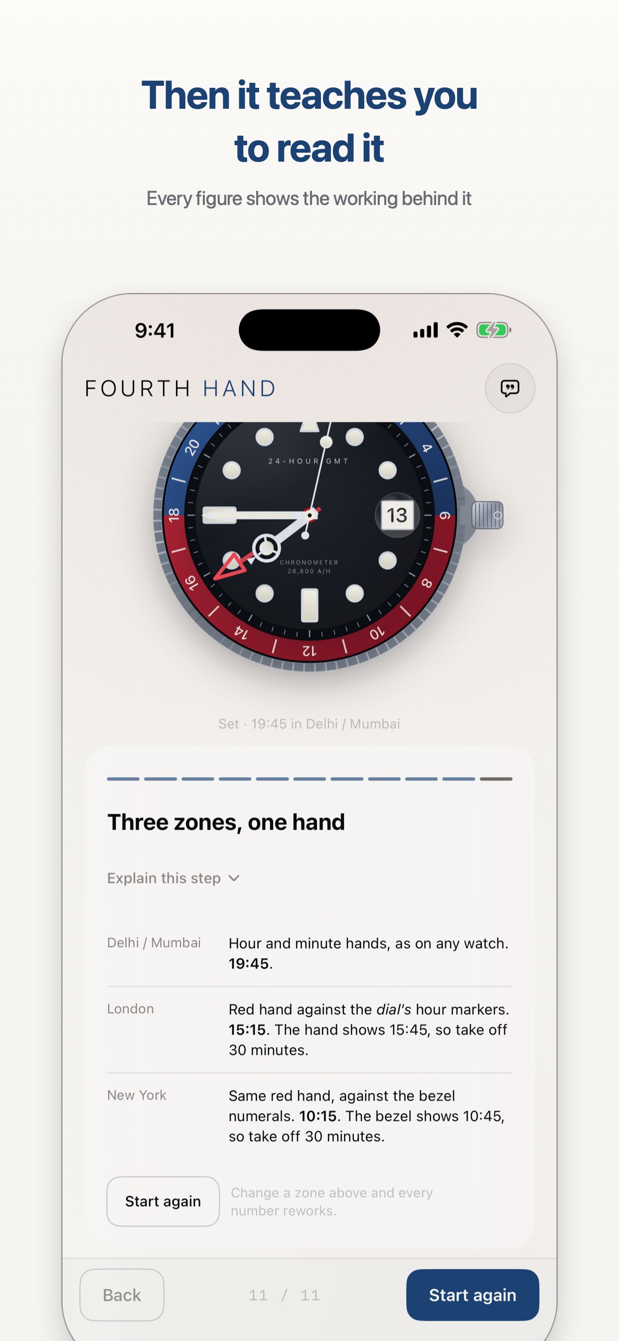 Screenshot 3 of Fourth Hand - GMT Watch Setter