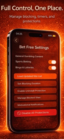 Stop Gambling: Bet Free iPhone screenshot