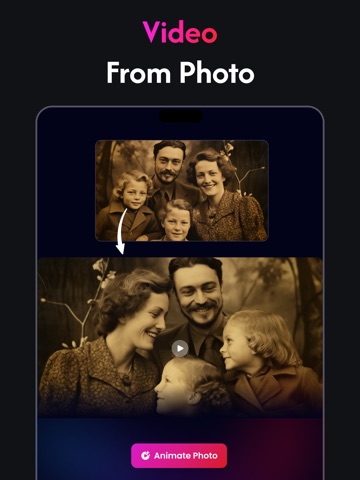 AI Video Generator Maker Lypi iPad screenshot