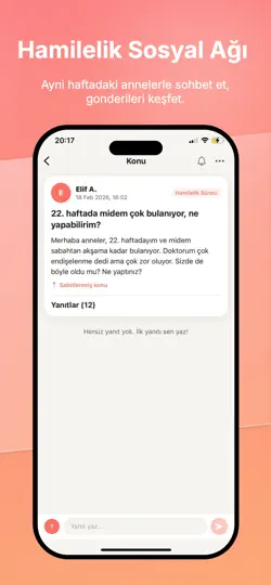 Скриншот Bebek Yolda – Hamilelik Takibi на iPhone 4