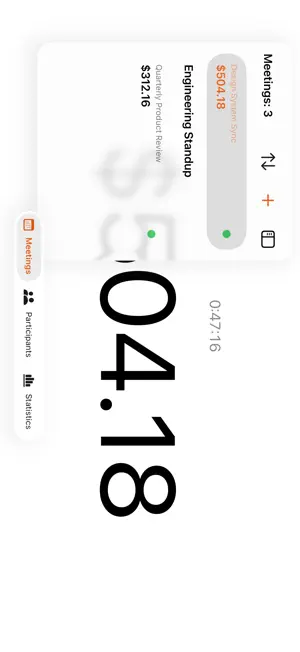 MeetCost – Meeting Timer screenshot 3