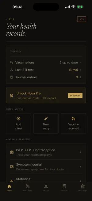 Nova - Sexual Health screenshot 1