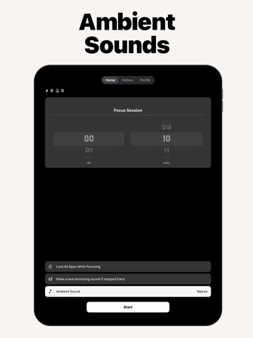 Focus Timer: Stay Focused iPad screenshot