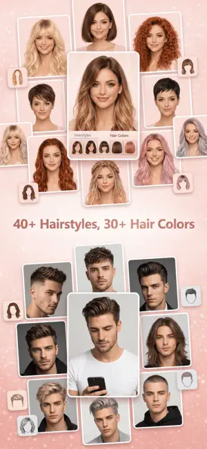 AI Hairstyle Try On & Hair Dye screenshot 2