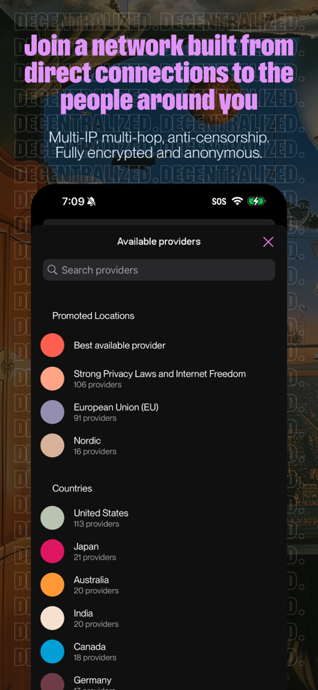 URnetwork screenshot 2