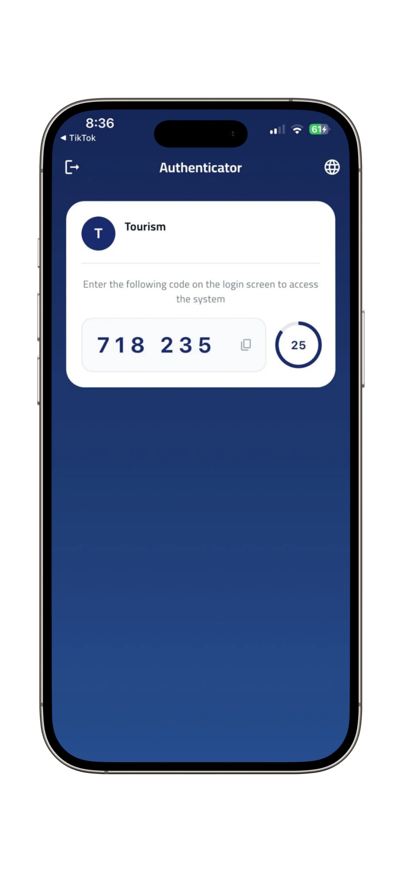 Screenshot 1 of TourID Secure