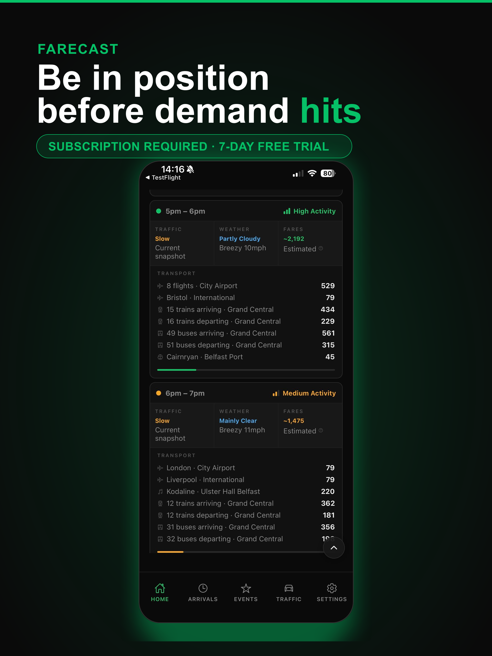 FareCast: Taxi Demand & Fares screenshot 9