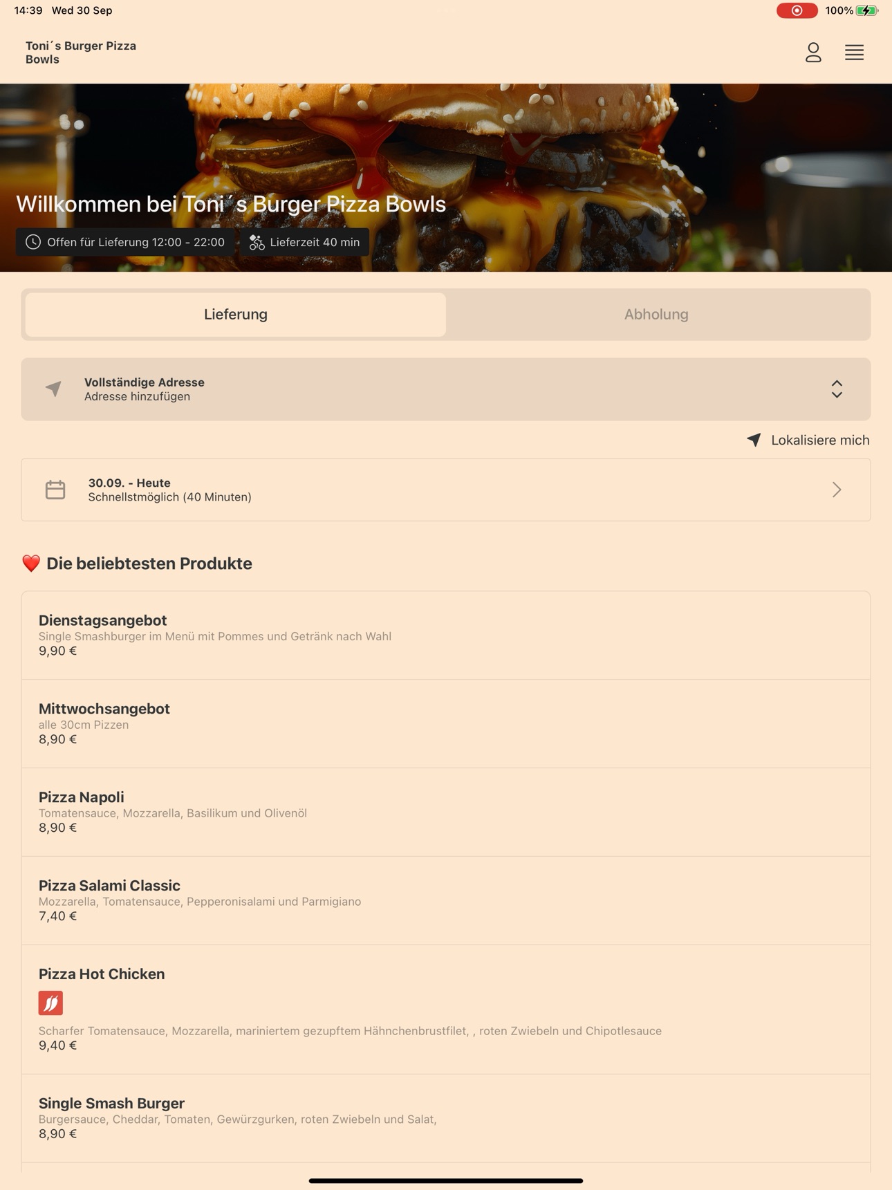 Screenshot 7 of Toni´s Burger Pizza Bowls