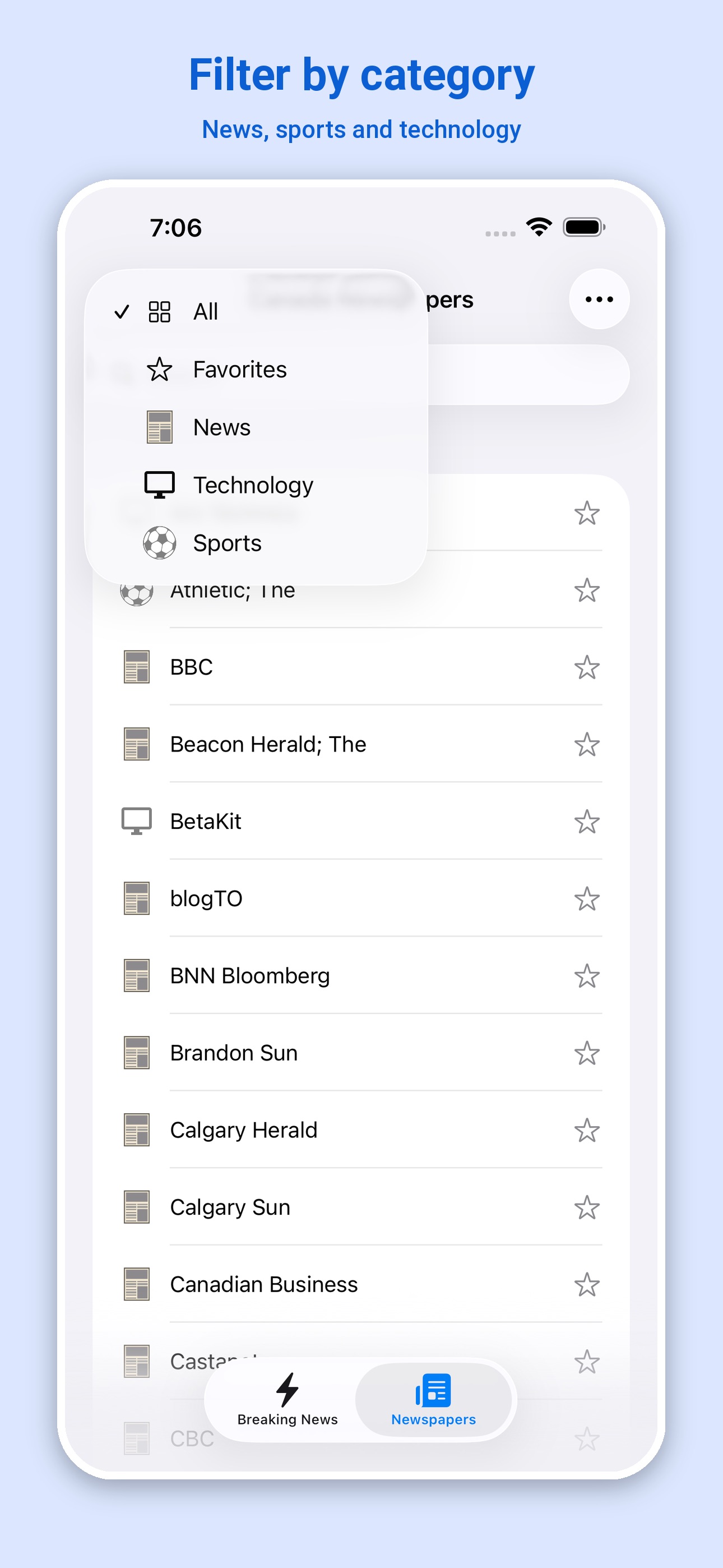 Screenshot 7 of Canadian Newspapers & News