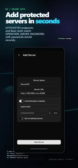OpenCode-Mobile-Client screenshot 4