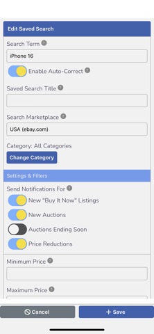 Flippah-Search Alerts For eBay screenshot