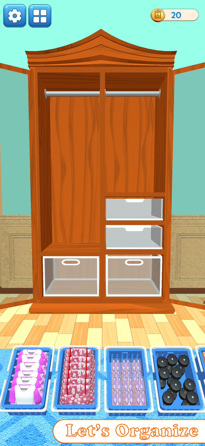 Closet Organizer Game 3D