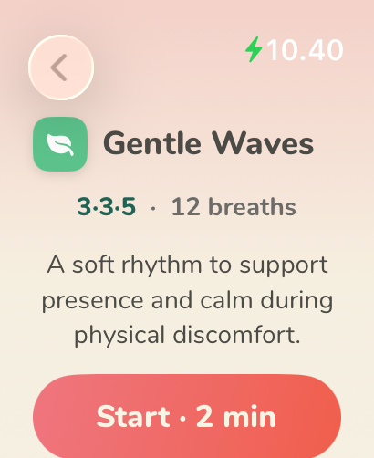 Paced Breathing - Breath Coach