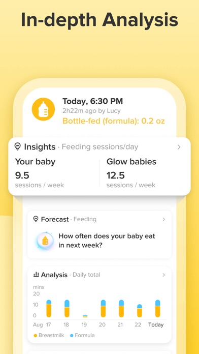 Glow Baby Tracker & Growth Appのおすすめ画像4