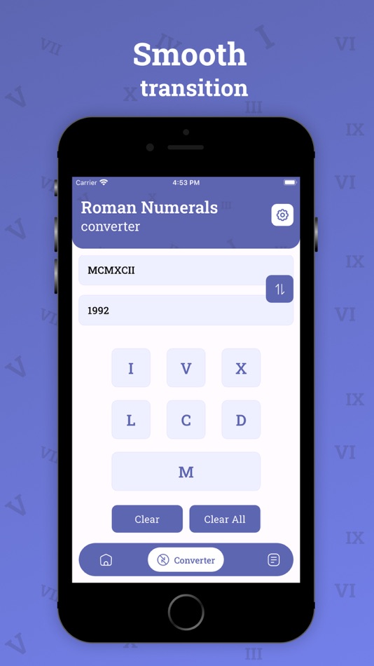 #5. Roman Numerals Generator (iOS) Podle: Ajay Gorasiya