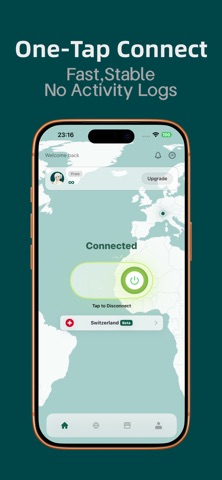 SingLinkVPN iPhone screenshot