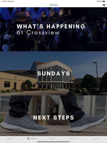Crossview Covenant Church iPad screenshot