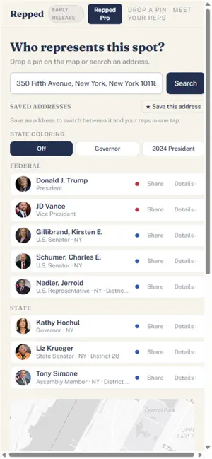 Repped: Find Your Reps screenshot 4