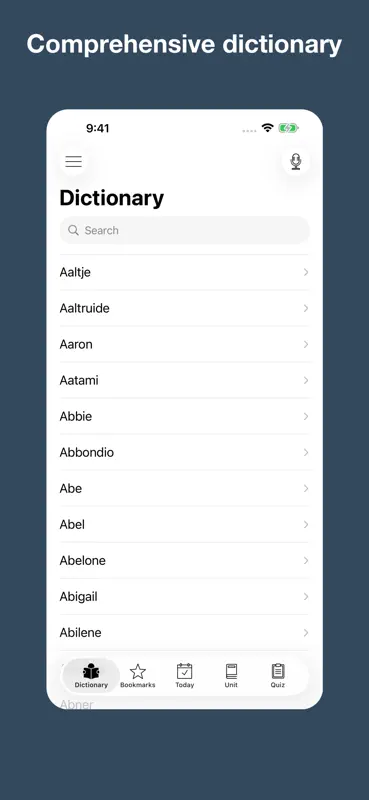 First Name Dictionary screenshot 1 of 7