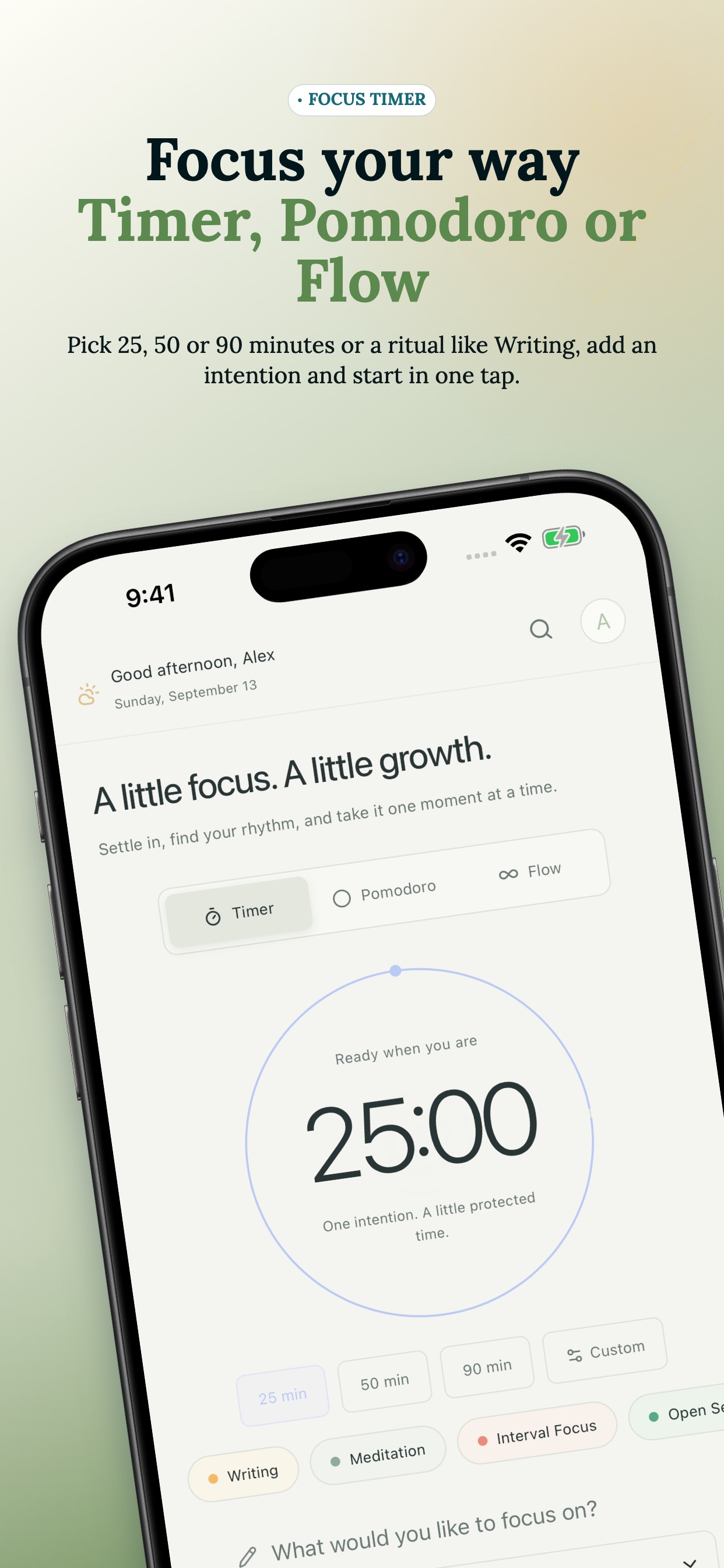 Screenshot 2 of Fokuso: Focus Timer & Pomodoro