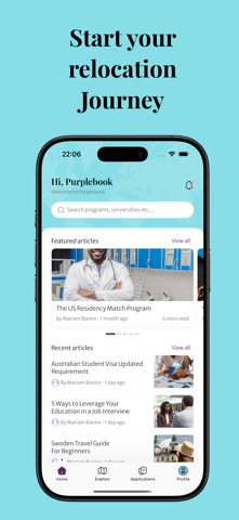Purplebook - Move Abroad screenshot