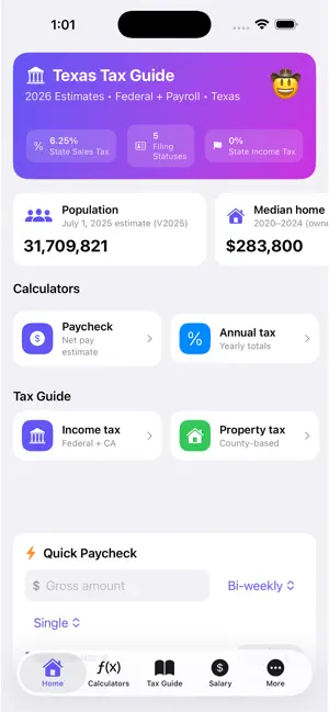 Texas Tax Guide screenshot 1
