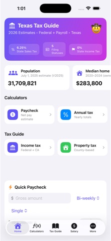 Texas Tax Guide screenshot