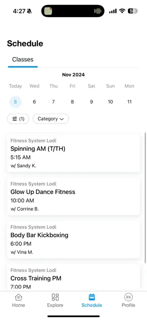 Fitness System Member App screenshot 2