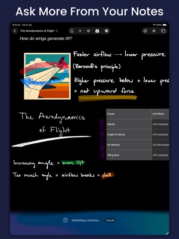 AxNote: Note Taking iPad screenshot
