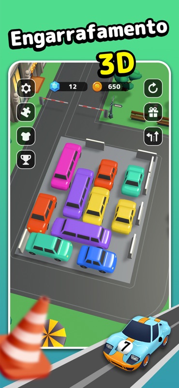 3D Car Parking: Engarrafamento screenshot 2
