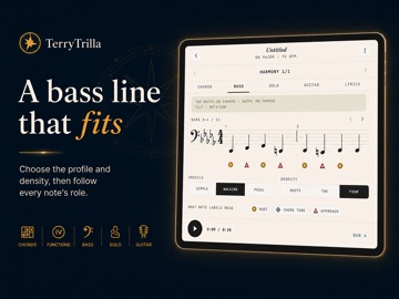 TerryTrilla: Chords & Melody iPad screenshot