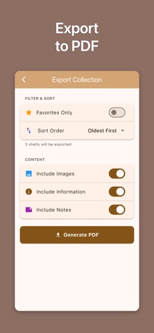 Shell ID: Sea Shell Identifier iPhone screenshot