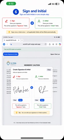 AutoFill PDF & eSign iPhone screenshot