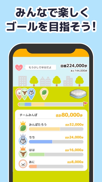 みん歩計　みんなの歩数がポイントになる歩数計