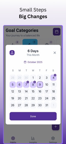 WaZen: Goals, Habits, Balance screenshot