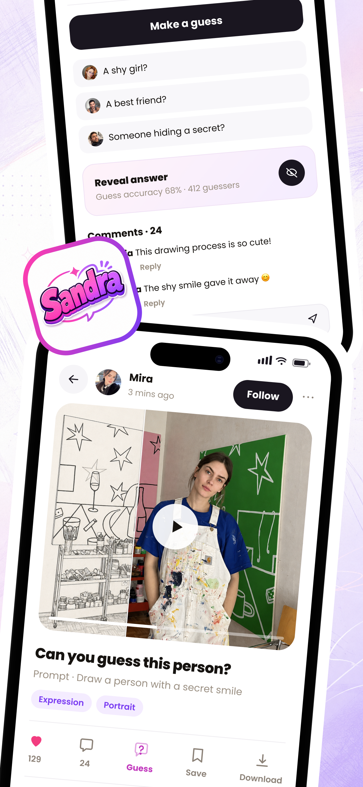 Sandra：Video，Chat，Share screenshot 3
