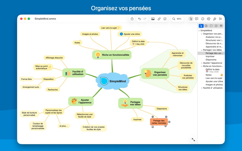 Screenshot #1 pour SimpleMind Pro