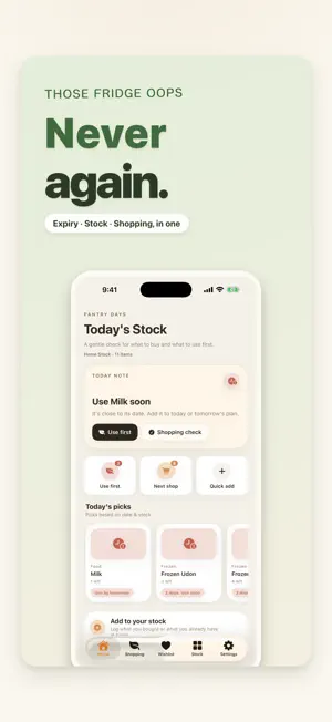 Food Inventory: Pantry Days screenshot 1