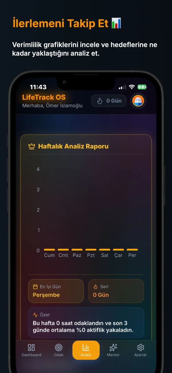 Screenshot #3 pour LifeTrack OS