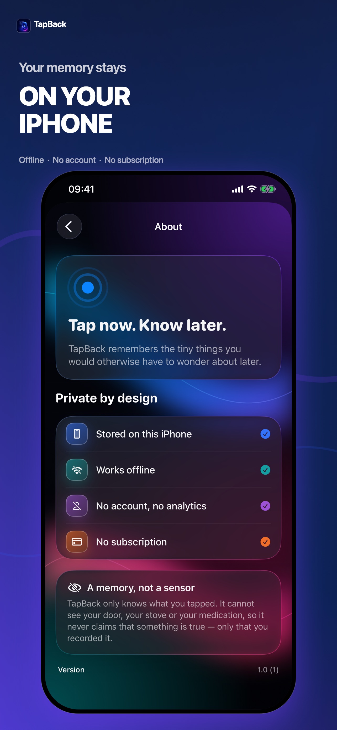 Screenshot 6 of TapBack: One-Tap Memory