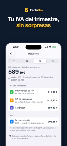 FactuOro: facturas y cobros screenshot 5