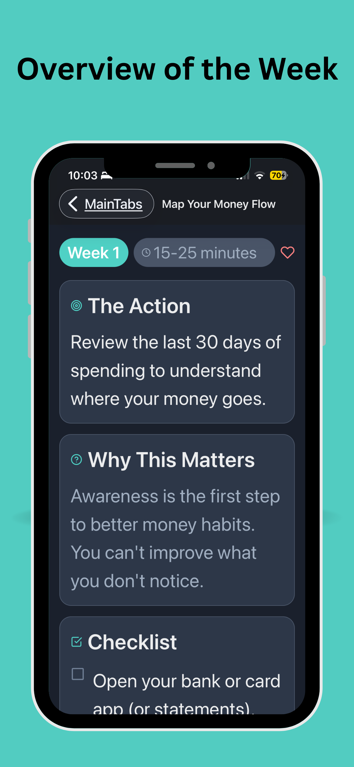 52-Week Money Coach screenshot 2