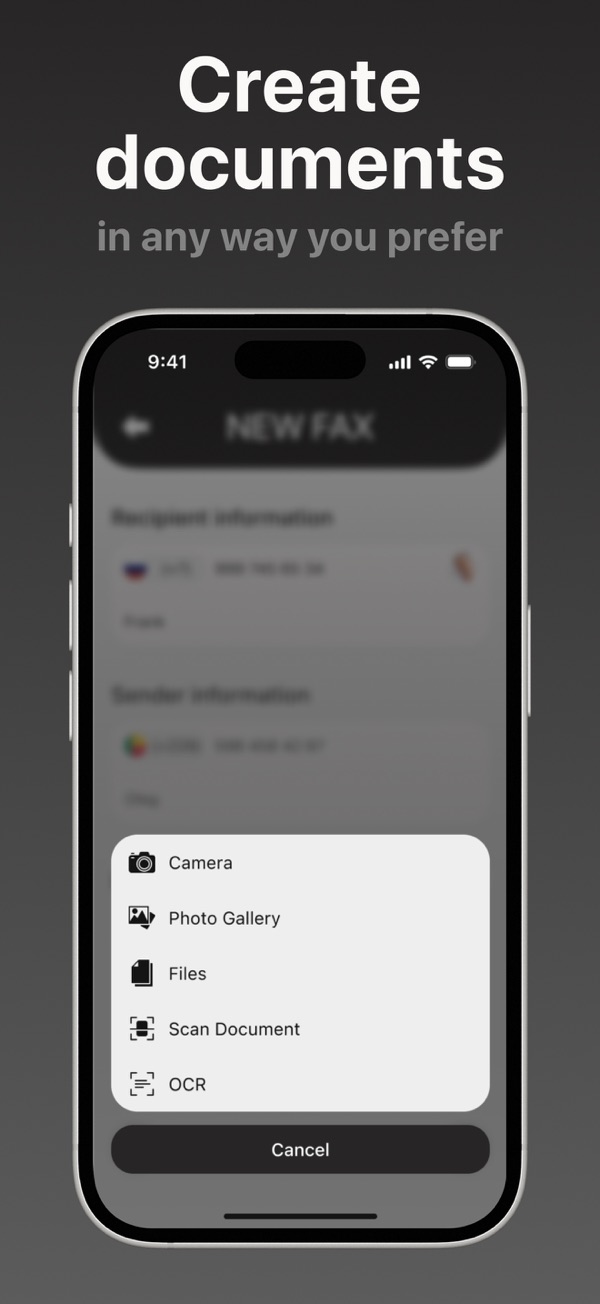 FAX app: Simple Faxing - FAX app的Docs Transition可无缝转换文档